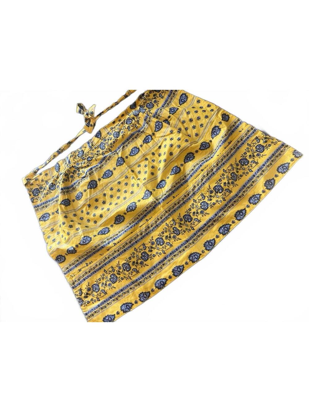 French Provencal Yellow Apron made In France